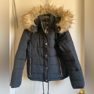 Topshop Snow Puffer Jacket
